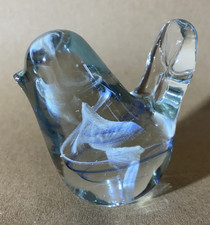 Vintage Art Glass Bird Ornament