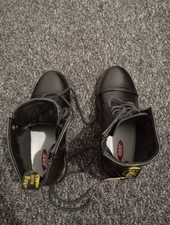 Dr Martens Black Leather Steel