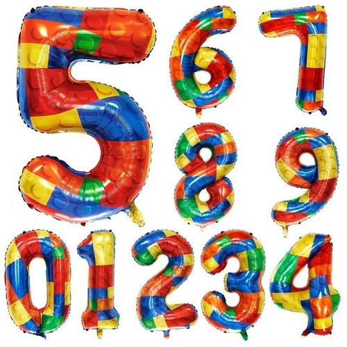 Building blocks balloon - building,