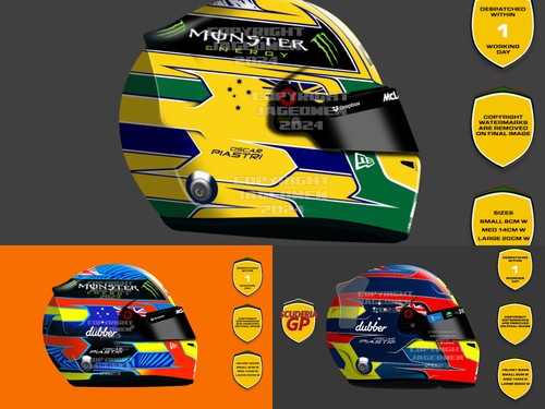 Oscar piastri 2025 helmet - piastri,