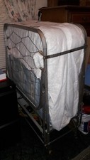 Vintage retro fold out bed cot