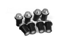 Aprilia Screen Aluminium Fairing Bolt Kit - Pack Of 8 Silver Bolts & Well Nuts 