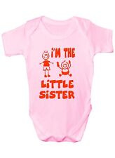 I'm The Little Sister Funny Boys Girls Baby Babygrow Gift 0 - 18 Months