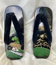 Vintage Japanese Geta Wooden Sandals