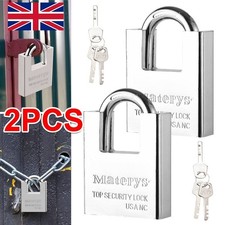 2X HEAVY DUTY PADLOCK ARMOURED