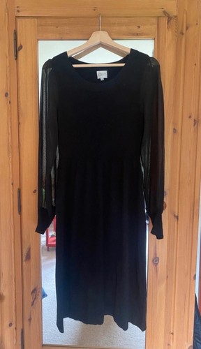 Kaliko women black dress - black,