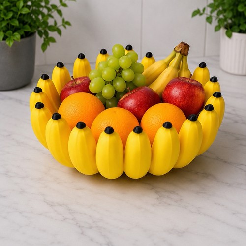 Banana novelty fruit - banana, bowl