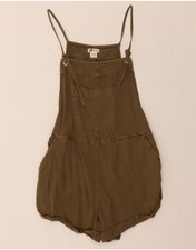 BILLABONG Womens Playsuit UK 6 XS  Khaki Cotton DQ11