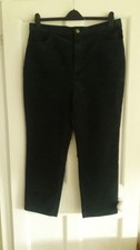 John Lewis Womens Fine Cord Trousers, size 18, Dark Green, Excellent condition