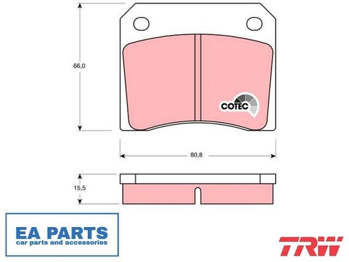 Brake pad set disc - brake,
