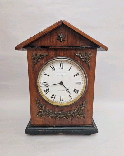 Antique french mantel - antique, clock