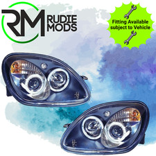Black Angel Eye Headlights for