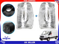 WING MIRROR INDICATOR LENS SET LEFT AND RIGHT FOR FORD TRANSIT MK8 2019-2022