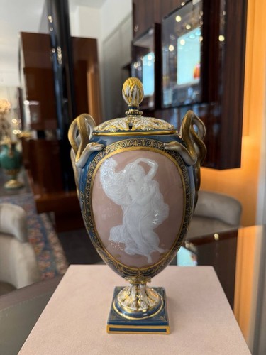 Meissen snake handle - meissen, vase