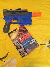 Han Solo Nerf Blaster Star Wars The Force Awakens with 18 New Boxed Darts Rare