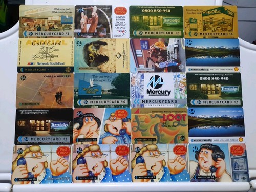 Vintage phone card collection - vintage, card,
