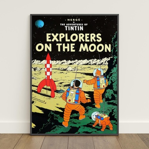 Tintin explorers the moon - tintin,