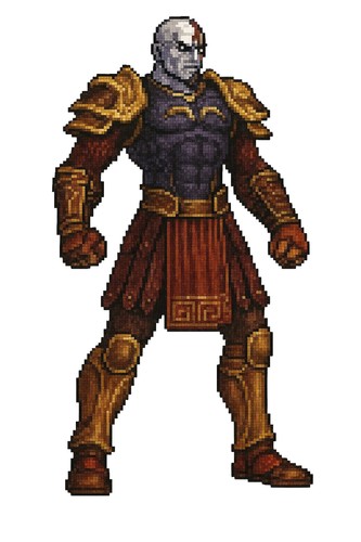 Pixel armored knight die cut - pixel,