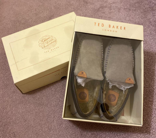 Mens grey suede ted baker - mens,
