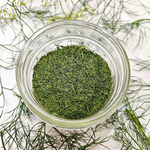 Organic dried dill weed leaves - dill,
