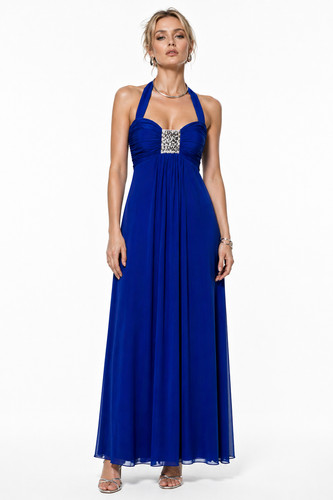 Womens grecian halter - grecian, maxi