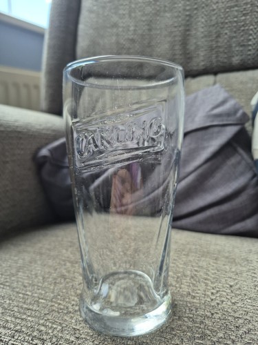 Carling embossed pint - , glass