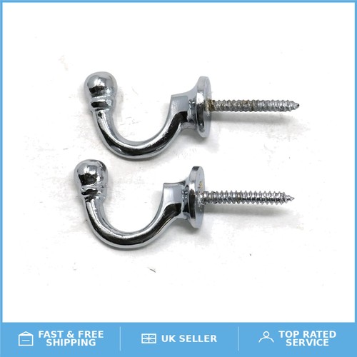 Chic ball end curtain hooks - ball,