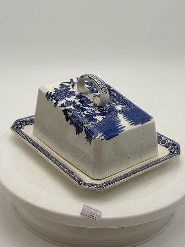 Antique blue willow pattern - antique,