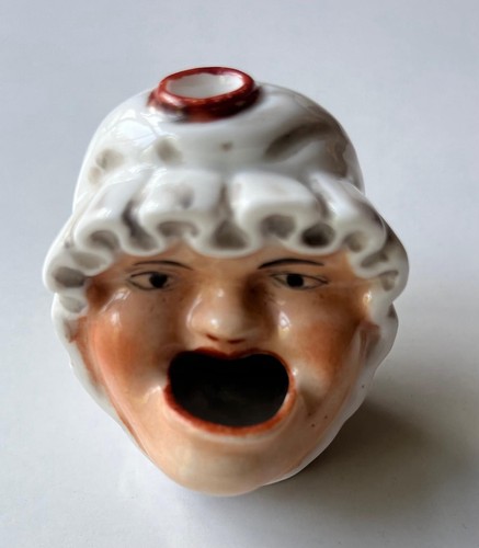 Porcelain pottery ugly woman - pottery,