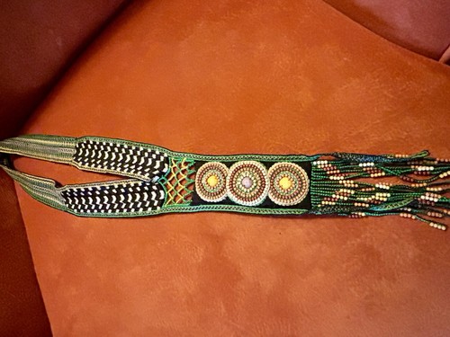 Anthropologie long beaded and - long,