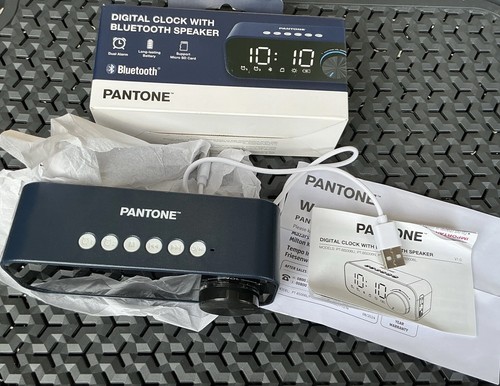 Pantone digital clock with - pantone,