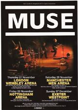MUSE 2003 Tour UK FLYER / mini Poster 8x6 inches