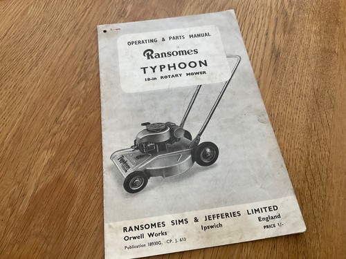 Vintage ransomes typhoon - ransomes,
