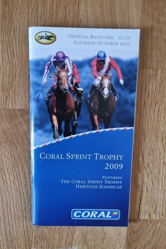 2009 coral sprint trophy - 2009,