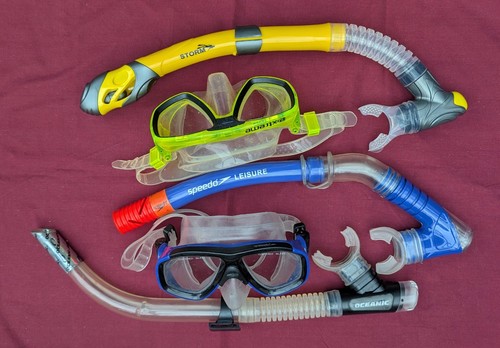 Sets three snorkels two - of,
