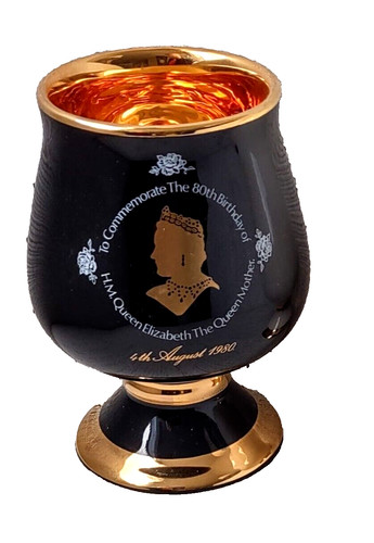 Prinknash pottery goblet - prinknash,