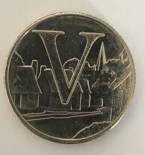 2018 alphabet 10p coin - 2018,