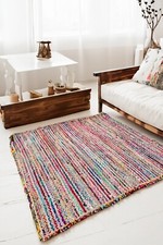 Square Rug Stripe Rugs Jute