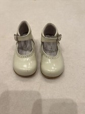 Fofito Portugal Vintage Baby Shoes Boots Cream Leather Buckle Size EU 20 UK 4