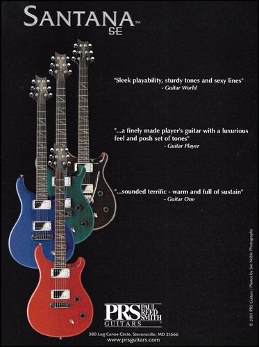 Prs santana series guitars - prs,