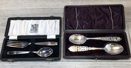 Vintage silver plated fork - vintage, and