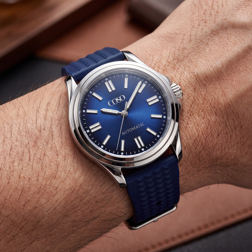 Coso automatic watch blue - coso,