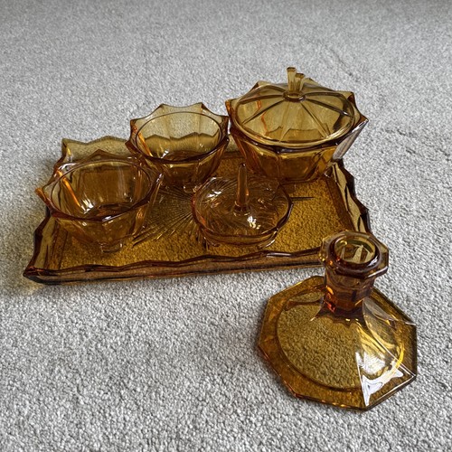 Vintage amber glass - vintage, dressing