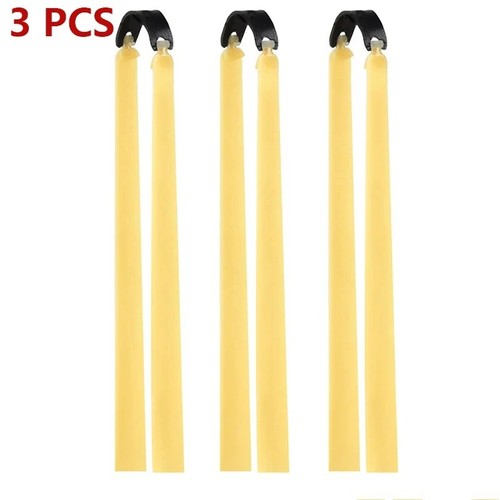 Black slingshot flat rubber - flat,