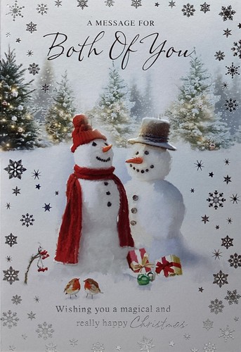 Both you christmas card - of,