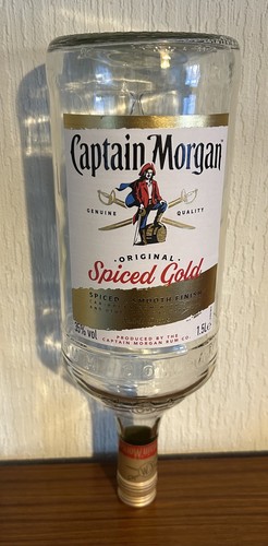 Empty captain morgan - captain, spiced