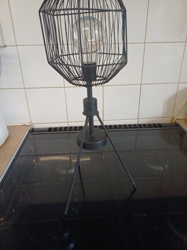 Retro tripod cage lamp - tripod,