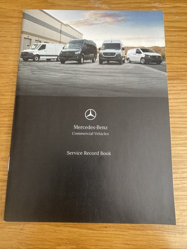 Mercedes service book stamped - mercedes,