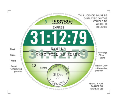 December 1979 replica tax - ,