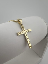 Solid 9ct Yellow Gold Cross